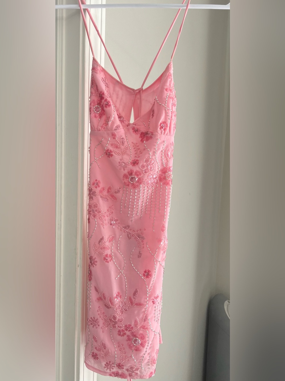 Peppermayo Pink Beaded Embellished Slip